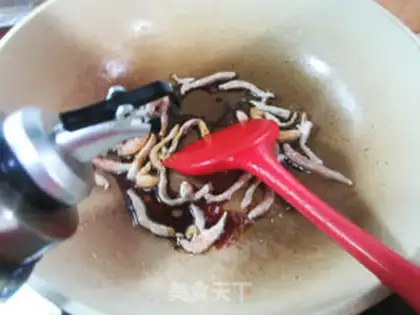 Make Skinny silk mushrooms step 7