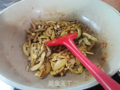Make Skinny silk mushrooms step 10
