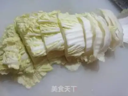Make Shrimp-dry cabbage step 1