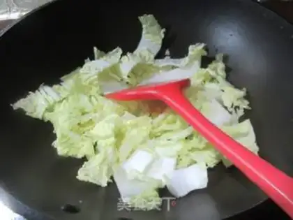 Make Shrimp-dry cabbage step 3