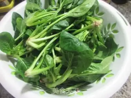 Make Spinach fried chicken step 1