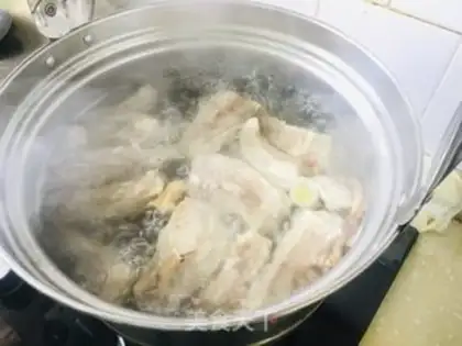 Make radish lamb chops step 2