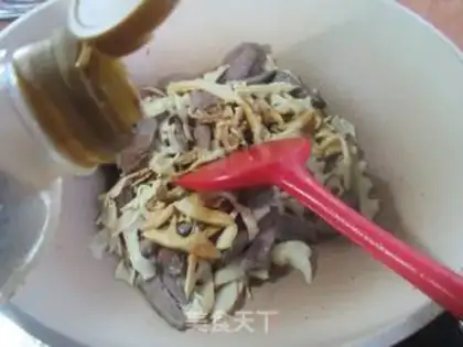 Make Beef fried bamboo step 3