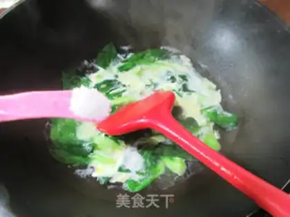 Make Little green omelet soup step 5