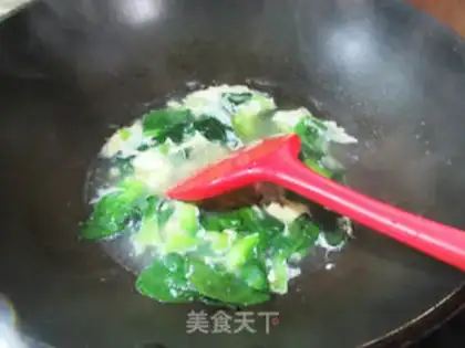Make Little green omelet soup step 6
