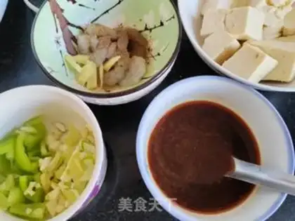 Make Shrimp tofu step 0