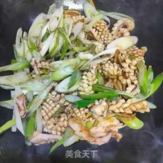 Make Fresh squid and onions step 12