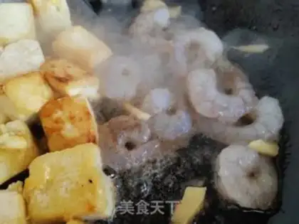 Make Shrimp tofu step 3