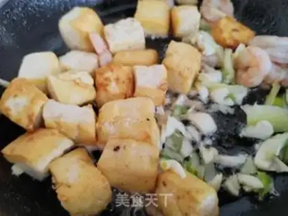 Make Shrimp tofu step 4