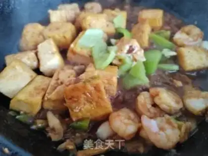 Make Shrimp tofu step 6