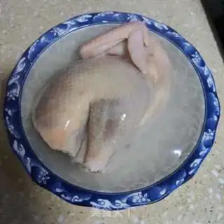 Make Five fingers of peach chicken step 1