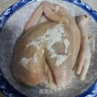 Make Five fingers of peach chicken step 2