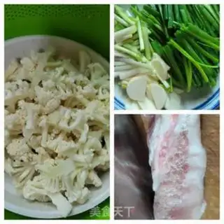 Make Five flowers and broccoli step 0