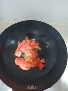 Make Tomato egg noodles step 3