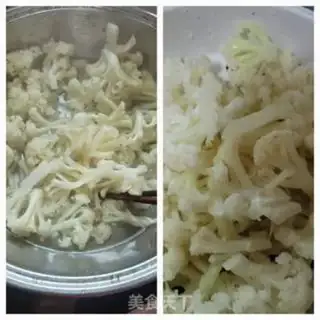 Make Five flowers and broccoli step 5