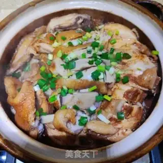 Make Five fingers of peach chicken step 10