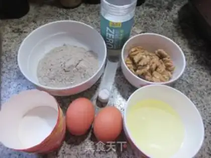 Make walnut omelet cake step 0