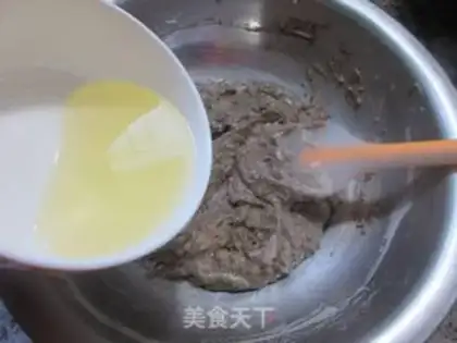 Make walnut omelet cake step 5