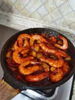 Make Curry shrimp step 15