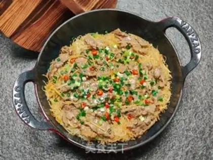 Make Beef rice powder step 13