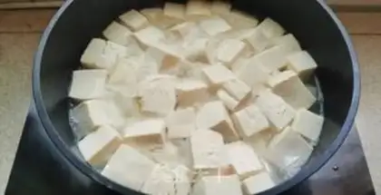 Make Cheese juice and tofu step 2