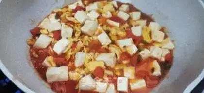 Make Cheese juice and tofu step 5