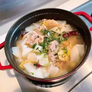 Make Clean up the radish and lamb soup step 9