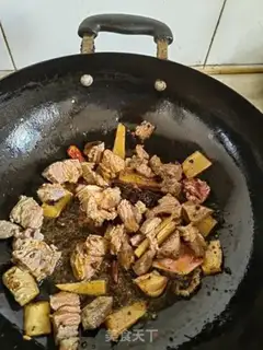 Make Zeng Bamboo roast beef step 6