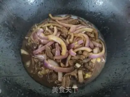Make Onion beef step 3