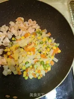 Make Shrimp rice step 3