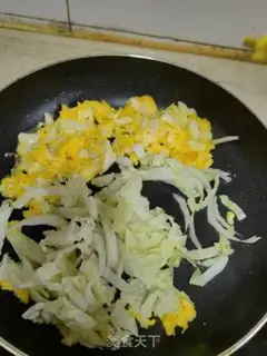 Make Egg bean sprouts step 5