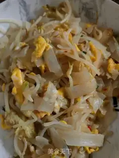 Make Egg bean sprouts step 10