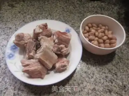 Make Peanut rice for ribs step 0
