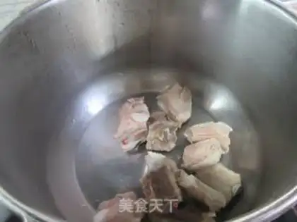 Make Peanut rice for ribs step 1