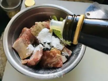 Make Bean evaporated ribs step 2