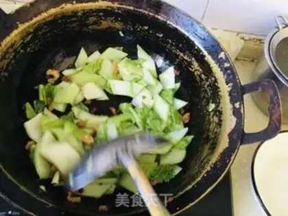 Make Gourmet, fried cabbage step 3