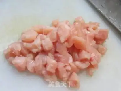 Make The groceries fried chicken chest step 1