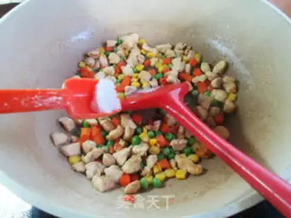 Make The groceries fried chicken chest step 10