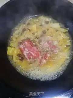 Make Sour soup, fat cow step 6