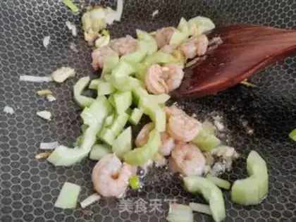 Make cucumber shrimp step 7