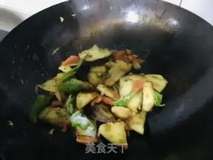 Make A regular eggplant step 6