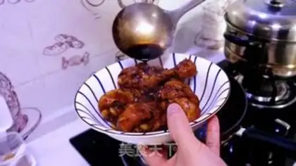 Make Chicken-legged rice step 6