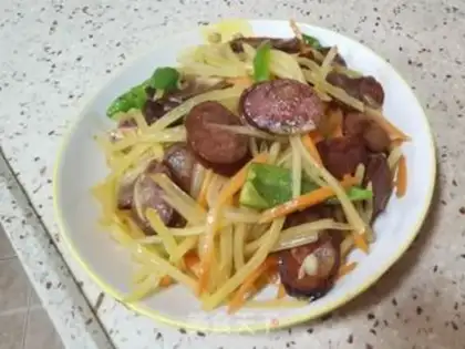 Make Weenie fried potatoes step 11