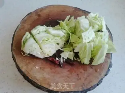 Make Clear the cabbage step 1