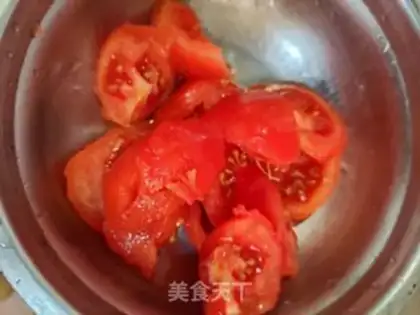 Make Potato laced with eggs for yellow rice cake step 0