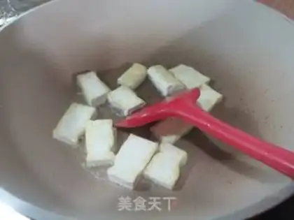 Make Shrimp dry tofu step 3