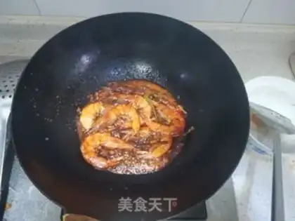 Make Spicy shrimp step 4