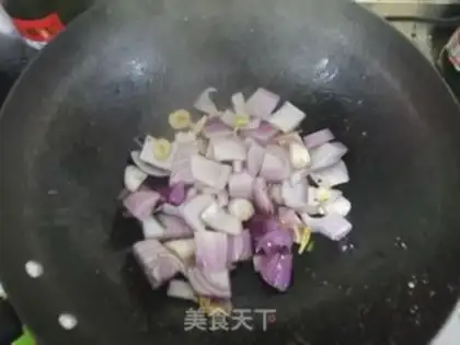 Make Onion fried liver step 3