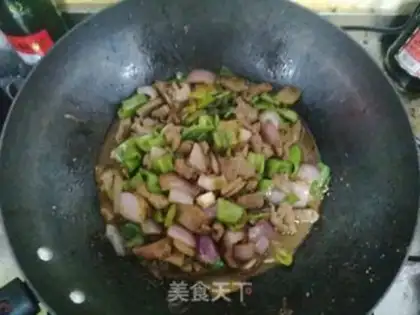 Make Onion fried liver step 5