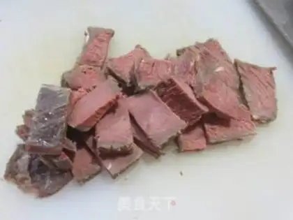 Make Black-muck beef fried vegetables step 2